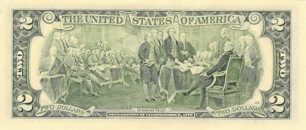 reverso del billete