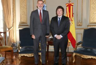 Felipe VI y Milei