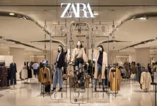 Galpón de ropa camisas zara