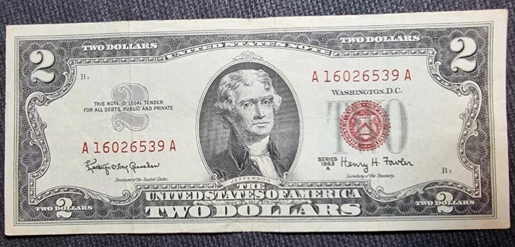 billete rojo