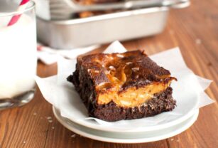 brownies dulce de leche