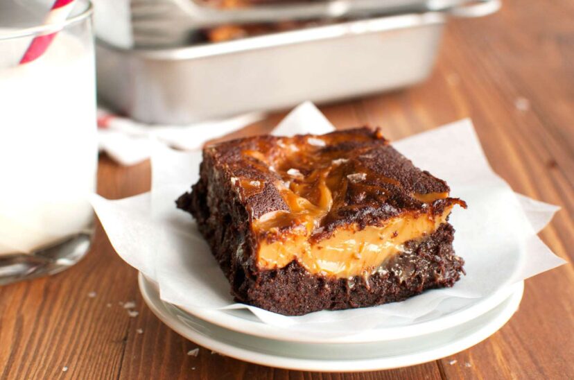 brownies dulce de leche