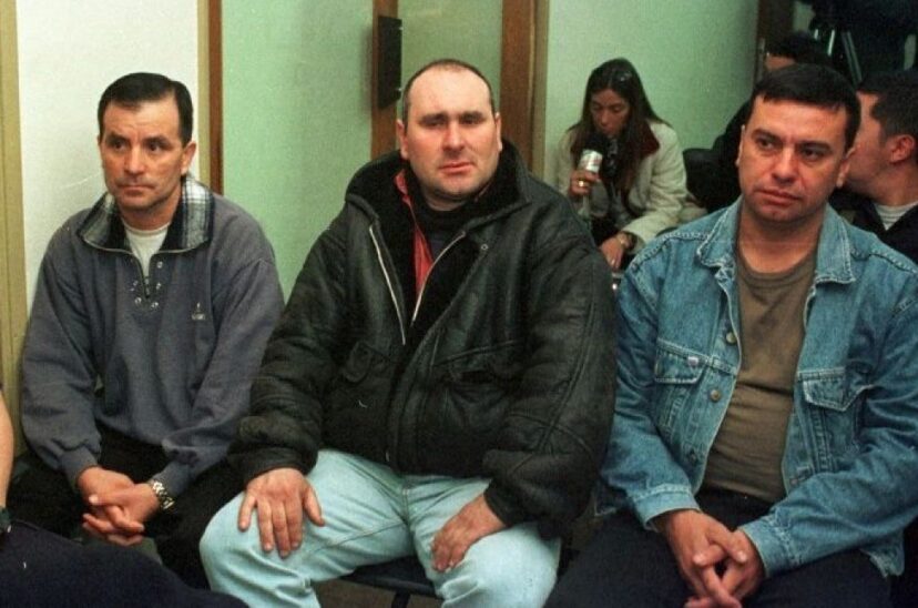 Tres de los policías que asesinaron a Natalia Melmann.