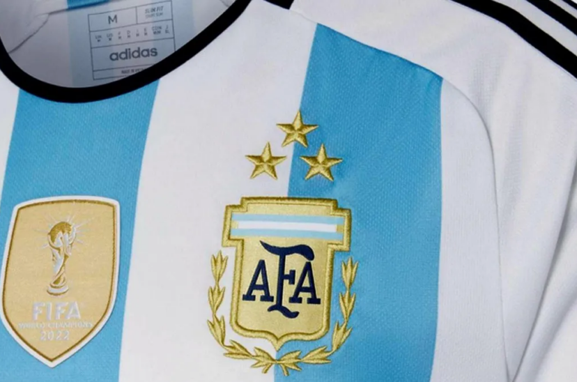 camiseta argentina tres estrellas