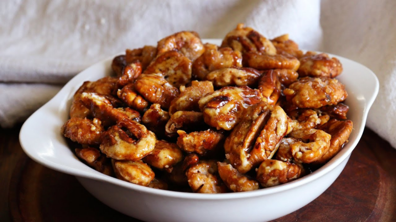 nueces garrapiñadas navidad