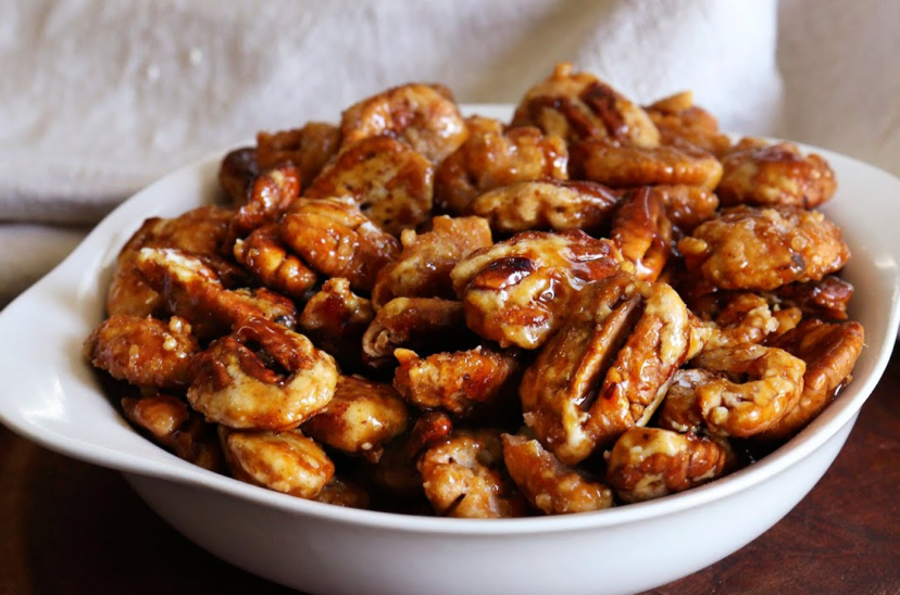 nueces garrapiñadas navidad