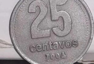 moneda 25 centavos