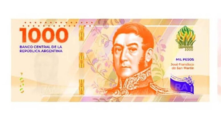 billete 1000 pesos