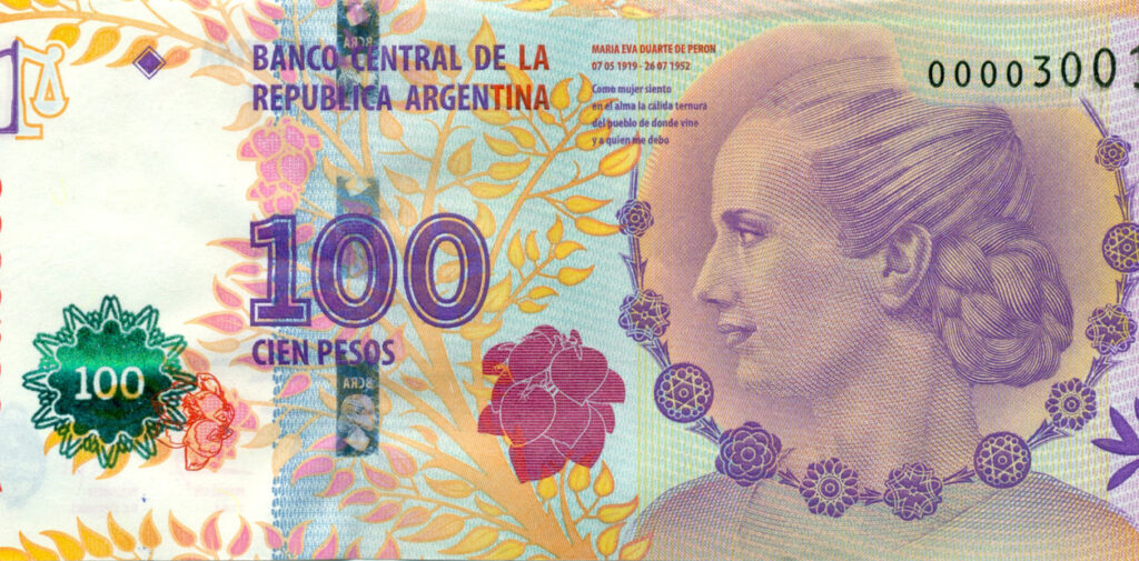 billete 100 pesos