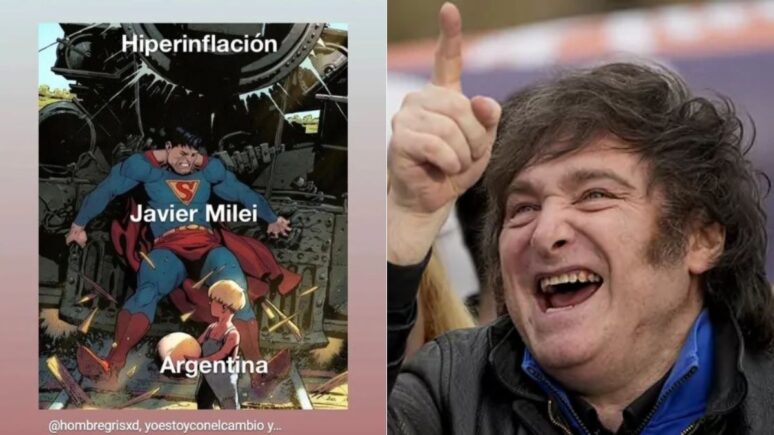 Milei meme hiper