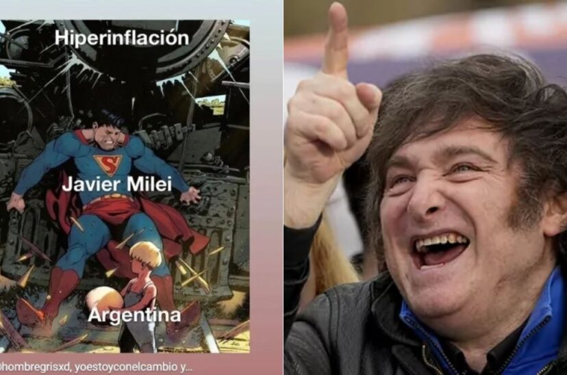 Milei meme hiper
