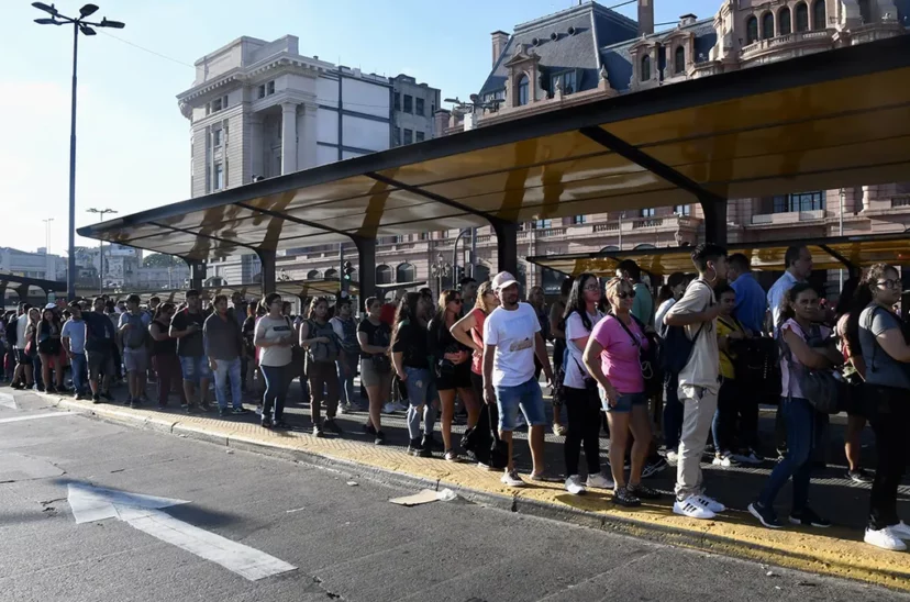 Paro de colectivos amba