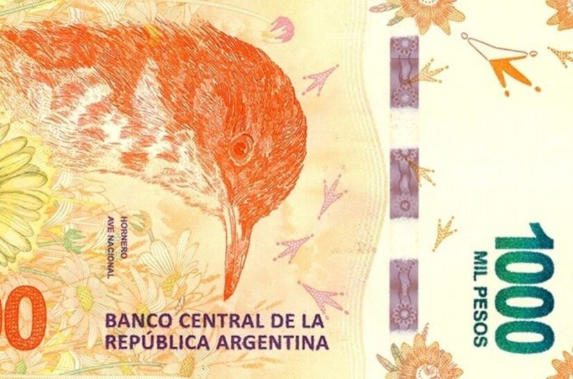 billete 1000 pesos error