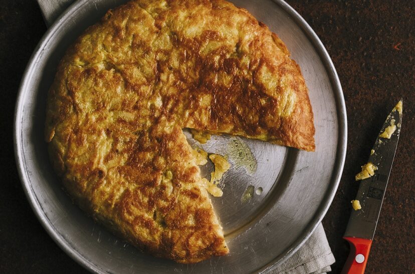 Tortilla papas fritas