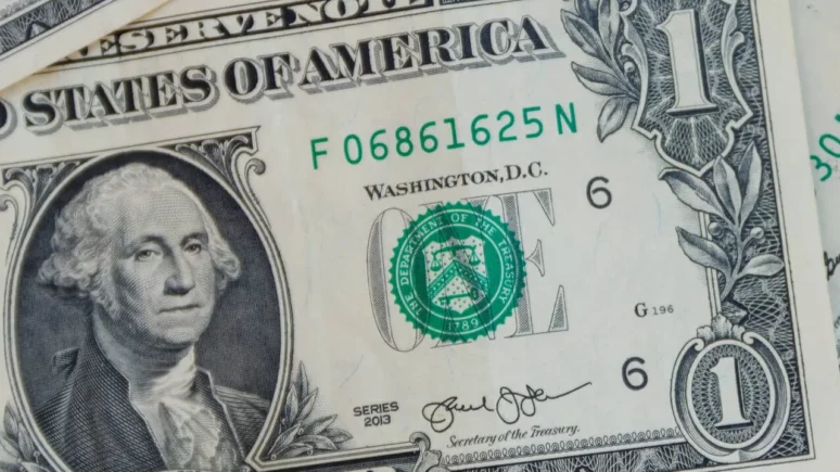 billete 1 dolar