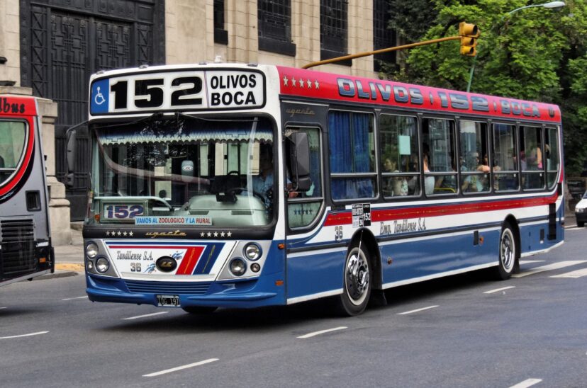 boleto de colectivo