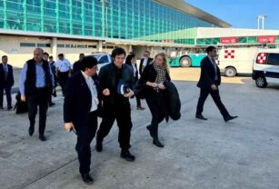 Javier Milei camino a Davos