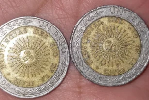 moneda 1 peso error