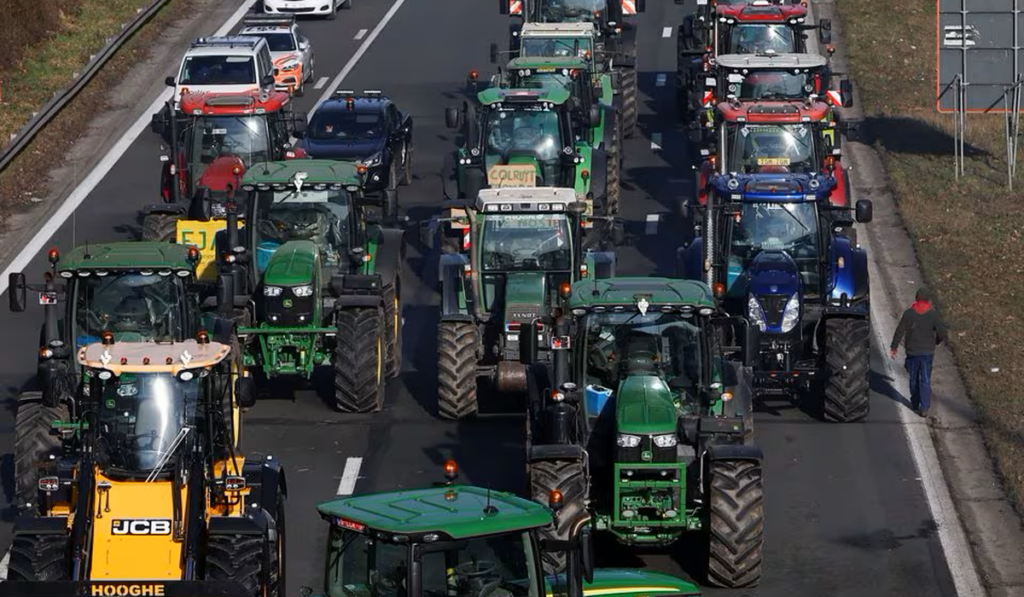tractorazos bélgica