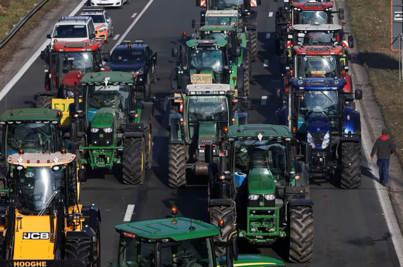 tractorazos bélgica