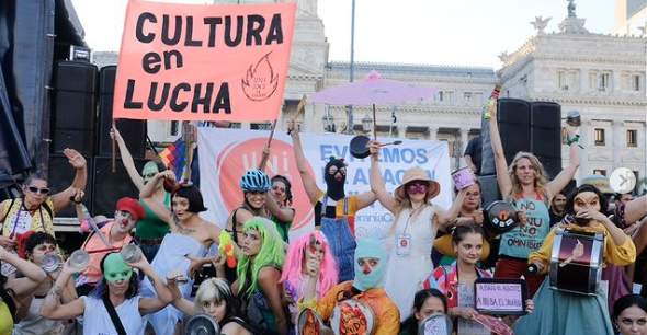 unidos por la cultura movilización