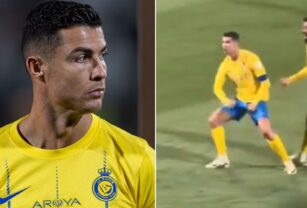 Cristiano Ronaldo gesto