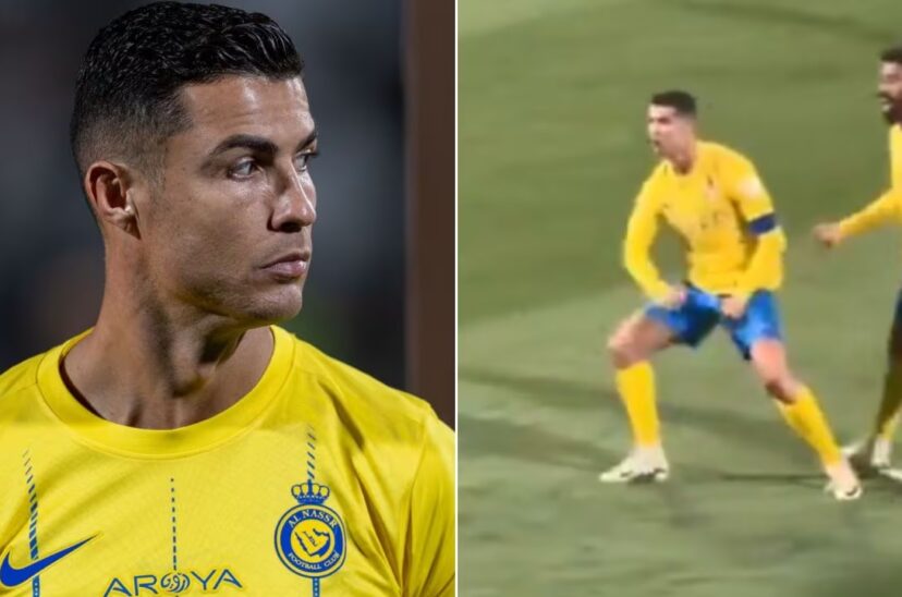 Cristiano Ronaldo gesto