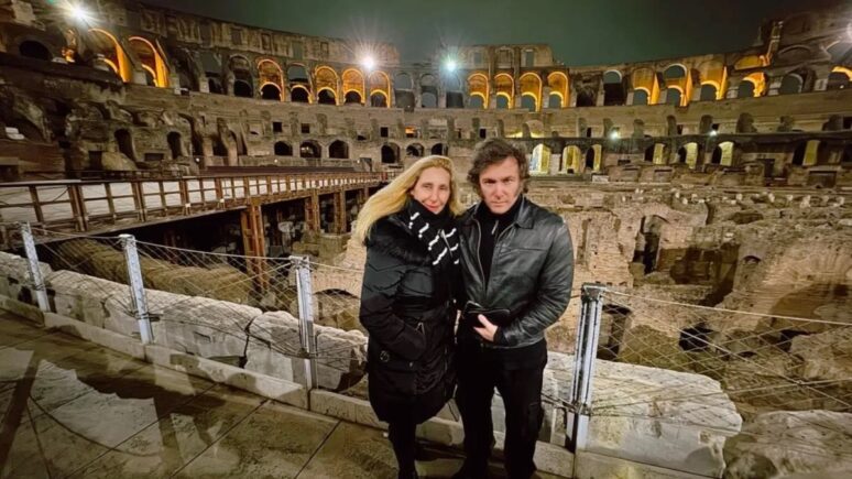 Milei en Roma
