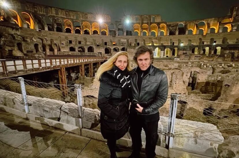 Milei en Roma