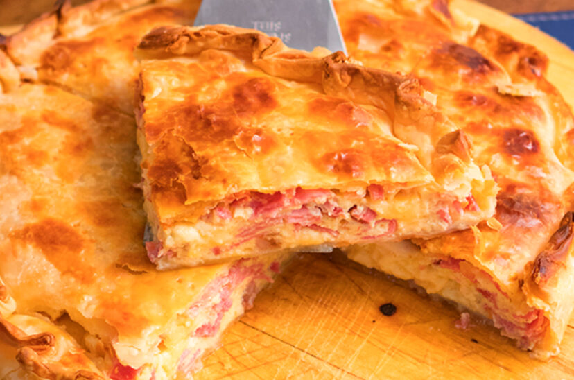 Tarta Jamón y Queso