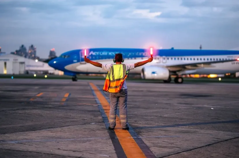 Trabajadores aeronáuticos