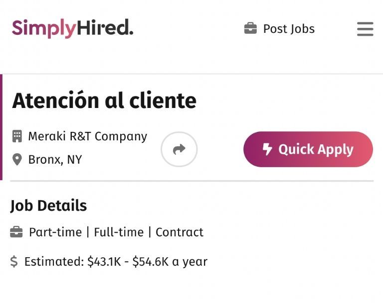 trabajo en dólares
