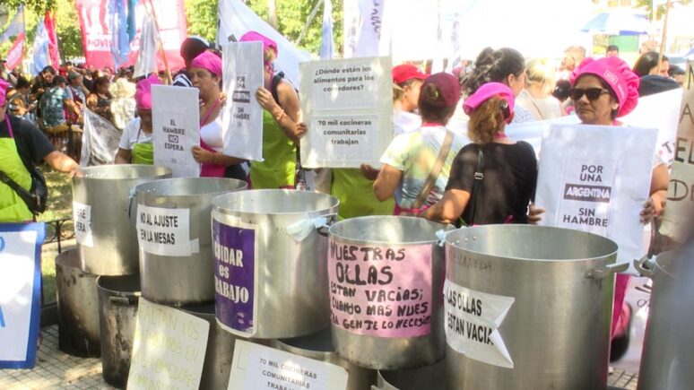 Protesta emergencia alimentaria - salario