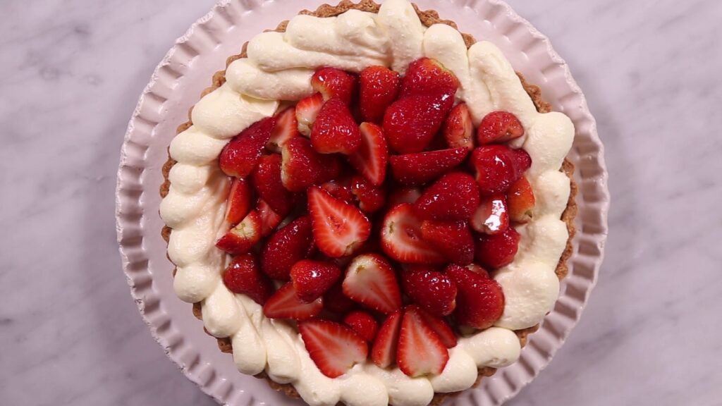 tarta de frutillas