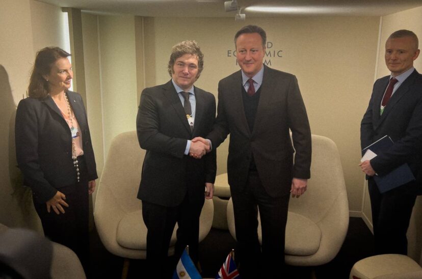 Cameron con Milei y Mondino - Antártida