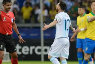 Árbitro Messi Copa América 2019