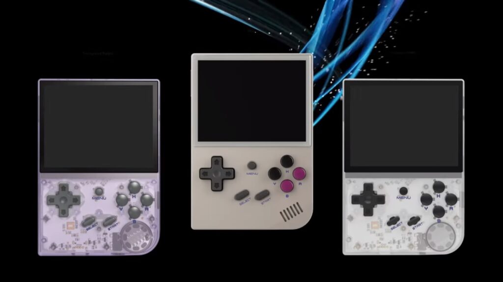 Consola portátil videojuegos retro