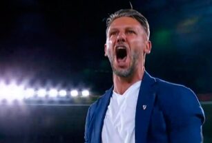 Demichelis festejo