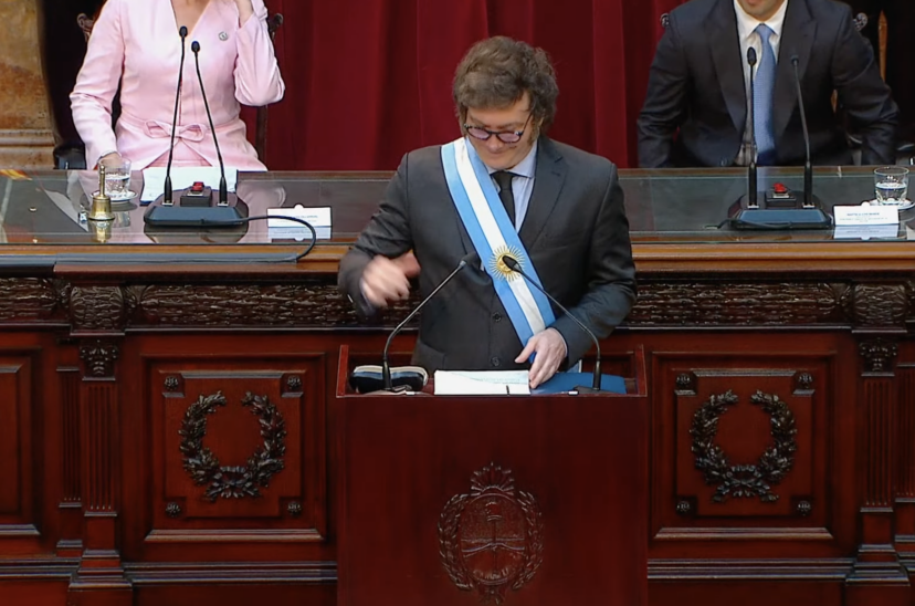 Milei en vivo
