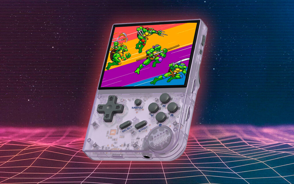 Consola portátil videojuegos retro
