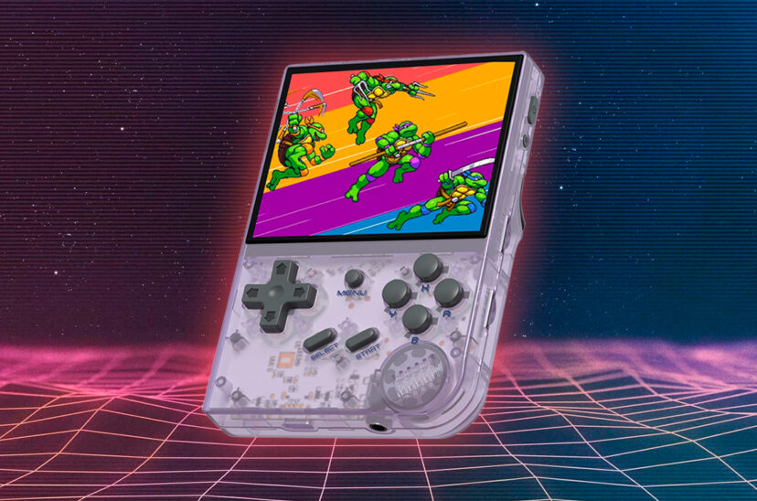 Consola portátil videojuegos retro