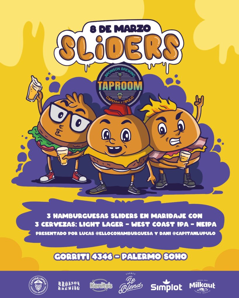 cerveza y hamburguesas