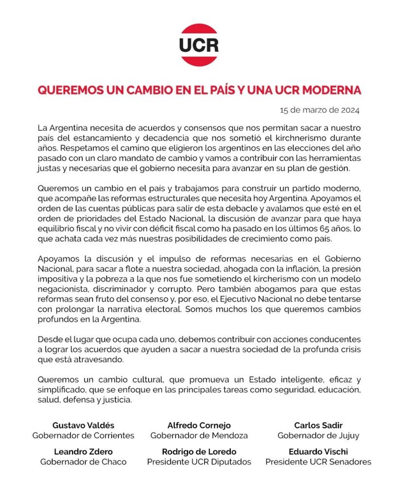 Comunicado UCR