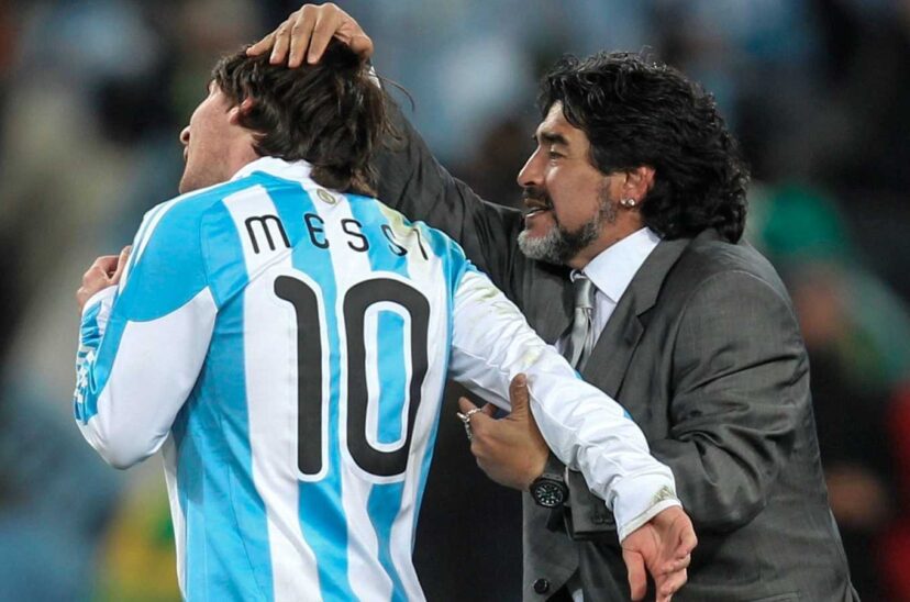 fondos messi maradona