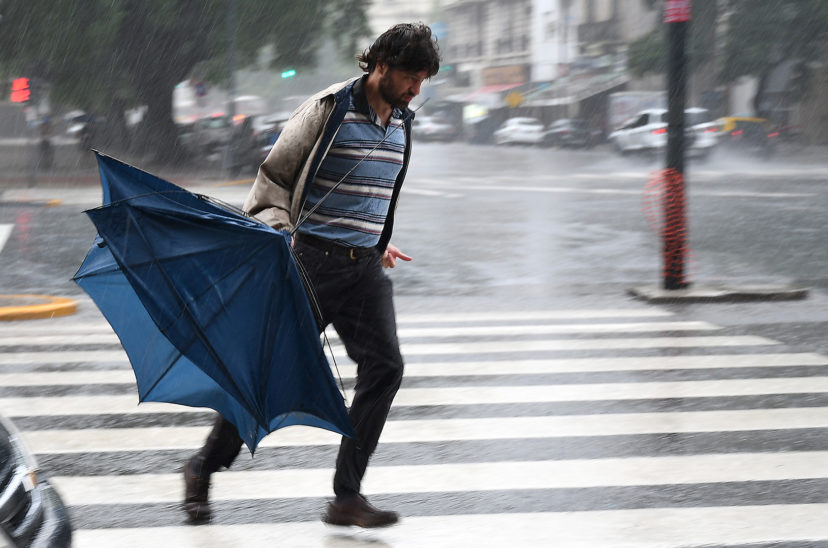 Lluvias y viento - tormentas