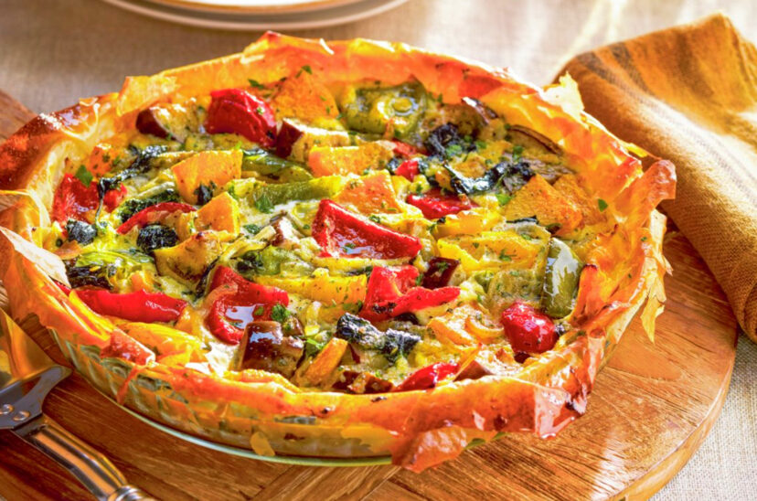 tarta de verduras