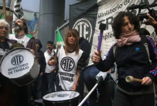ATE protestas
