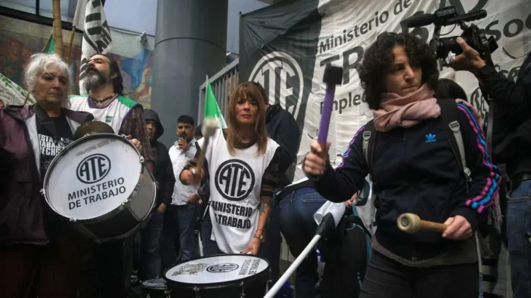 ATE protestas