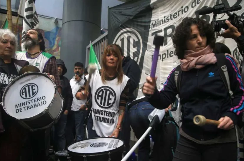 ATE protestas