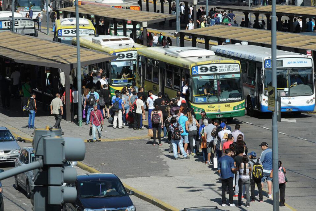 Colectivos paro UTA